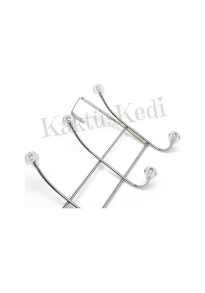 Kalın Kapılarla Uyumlu Kapı Arkası Askı 12 Kancalı Askılık Gri, 7480000717017 12 Izgara