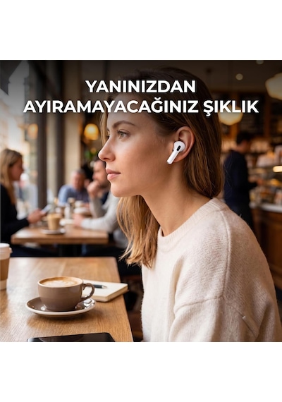 Ap07 Smartpods Tws Kablosuz Bluetooth Kulaklık Beyaz
