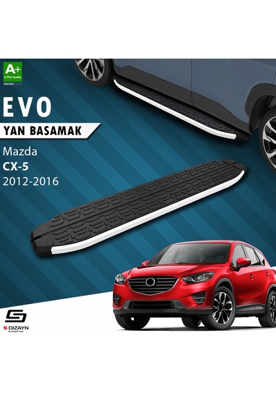 S-dizayn Mazda Cx-5 Evo Aluminyum Yan Basamak 183 Cm 2012-2016