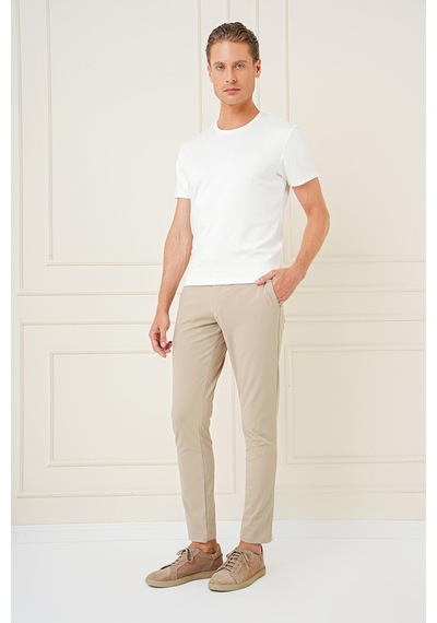 Efor P 1161 Slim Fit Bej Klasik Pantolon Bej