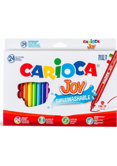 Carioca Keçeli Kalem Joy Süper Yıkanabilir 24 Lü 40615
