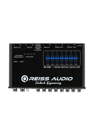 Reiss Audio Eq7-6 Kanal-8v Rca Çıkış-7 Band Equalizer