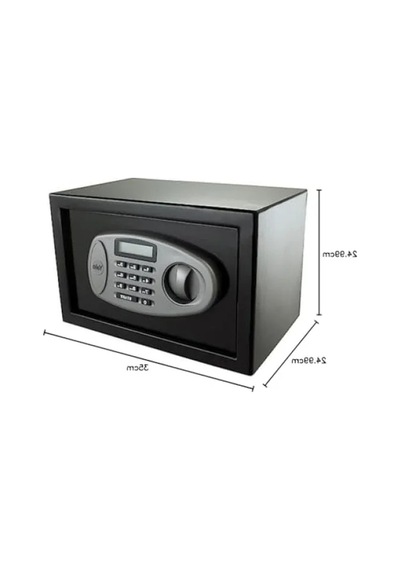 Elektronik Güvenlik Kasa - Lcd Ekranlı, Orta Boy 25x35x25 Cm