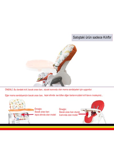 Leke Tutmaz Organik Mama Sandalyesi Minderi & Kılıfı Max-M Germanyg One Size Pembe