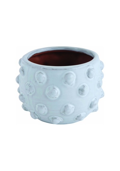 Terracotta Saksı Beyaz