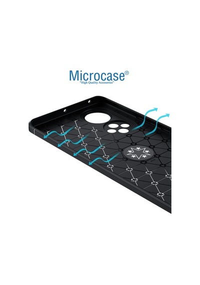 Microcase Honor 50 Focus Serisi Yüzüklü Kilif - Siyah 536337063