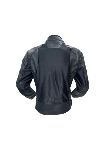 Forte GT 2002003 Black Panther Deri Yazlık Korumalı Mont Siyah