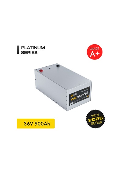 Werer Energy 36V 900Ah LiFePO4 Platinum Series Bluetooth'lu Lityum Demir Fosfat Akü