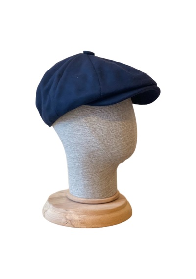 Standart Kışlık Yün Ingiliz Kasket Dökümlü Peaky Blinders Kasket Balıksırtı Kasket Arkası Lastikli Lacivert