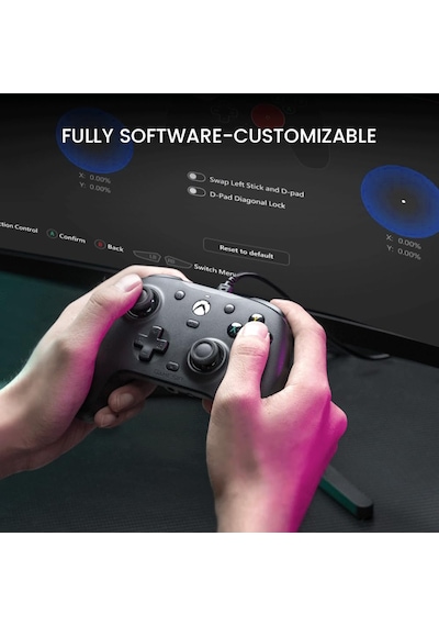 Gamesır G7he Xbox One/seri X/s Kablolu Denetleyici Manyetik Kapak Salonu Joystick Gamepad Beyaz