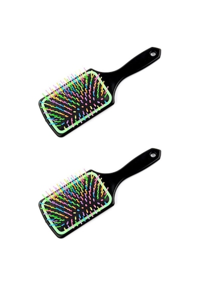 Buffer Saç Açıcı Pratik Renkli Uçlu Plastik Saç Fırçası Tarağı Ergonomik Tarak