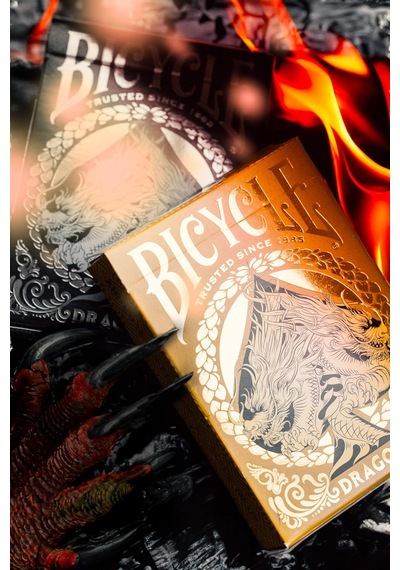 Bicycle Gold Dragon Folyo Premium Oyun Kartları, 1 Güverte