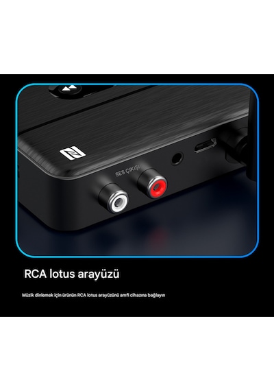 Antenli Bluetooth Adaptör Bluetooth 5.4 Receiver Aux Usb Rca Wireless Araç Hoparlör Bluetooth Kiti