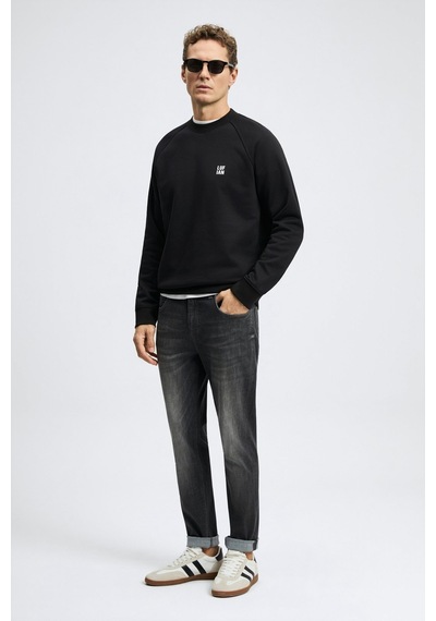 Lufian Blake Erkek Sweatshirt 112030193 Siyah