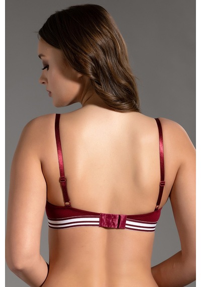 Newbra Penye Push-up Sütyen - Bordo