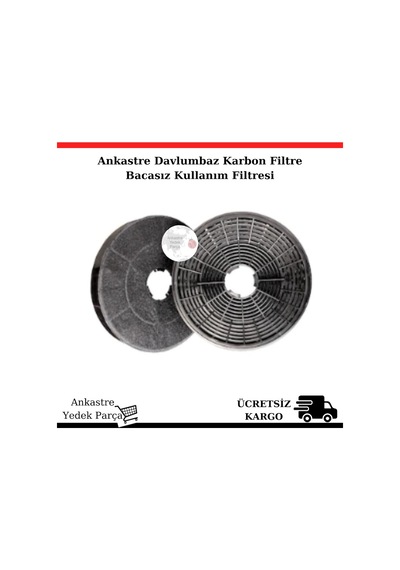 Alpina Ankastre Davlumbaz Karbon Kömür Filtre Bacasız Kullanım - 453447715