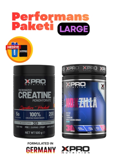 Xpro Nutrition Creatıne 500gr + Noxzilla Ahududu 540gr Aromasız