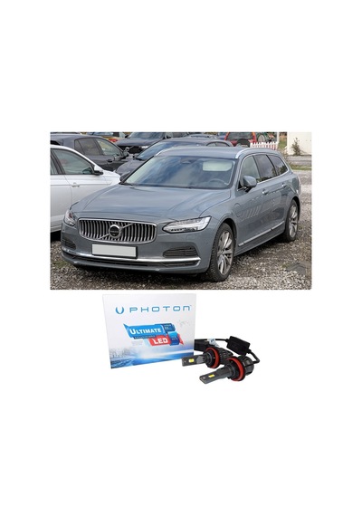 Volvo V90 Uzun Far Ampulü H11 Ultimate Yeni Seri Beyaz 2016-2022