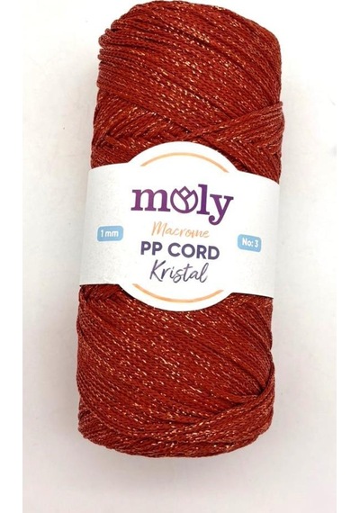 Angel Çanta Aksesuar Moly Yarn 200 Gr Simli Polyester Makrome No:118 Diğer