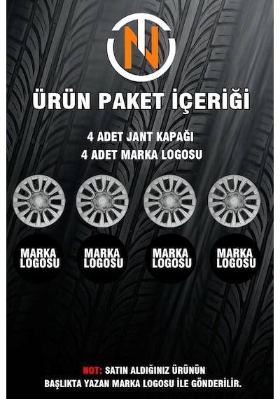 Alfa Romeo 159 15 İnç Jant Kapağı Takım Gri G107