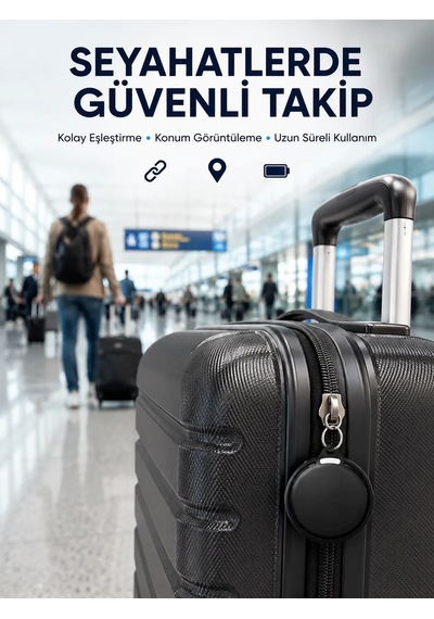 Akıllı Bluetooth Takip Cihazı Airtag Apple Ve Android Uyumlu