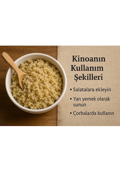 Kinoa Doğal Beyaz Kinoa - Glutensiz - Yüksek Lifli - 250 Gr.