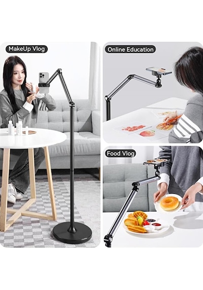 6-11 İnch Metal Ayaklı Flexible Tablet Ve Telefon Tutucu Stand 16