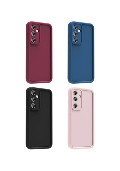 Galaxy S25 Fe Kılıf Kamera Korumalı Kalın Silikon Üstün Koruma Hesaplı Dünya Koyu Yeşil