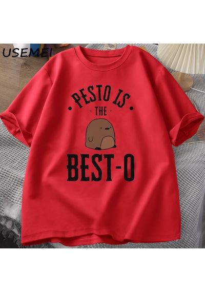 Flood Of Style Petso En Iyi Tişörtleri Erkekler Rahat Pamuk Kısa Kollu Tee Unisex Baskı T-shirt Sokak Kırmızı