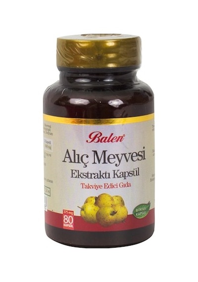 Balen Alıç Meyvesi Ekstraktı 375 Mg 80 Kapsül