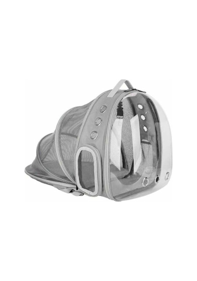 Şeffaf Fileli Astronot Kedi Taşıma Çantası 42 x 32 x 25 CM