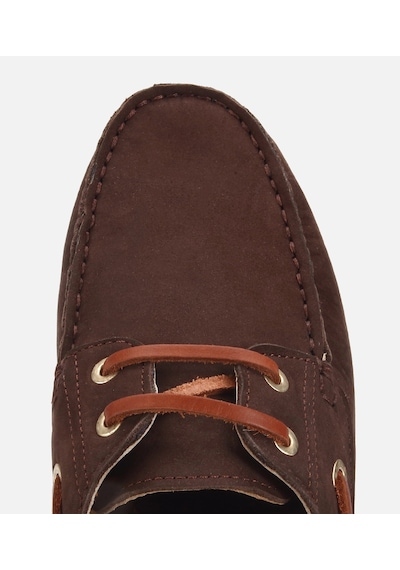 Hotiç Erkek Nubuk Deri Kahverengi Bağcık Detaylı Günlük Loafer 02ayh319740a480 02ayh319740a480