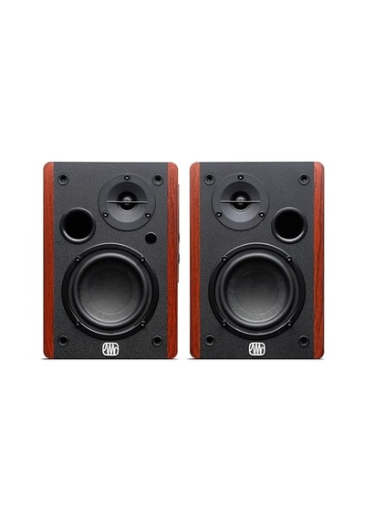 Presonus Eris Accent Bt Bluetooth 5.3 Aktif Kitaplık Hoparlör Çift 4 İnç Woofer, 1 İnç İpek Kubbe Tweeter, 6