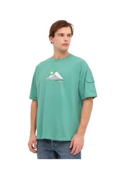 Kinetix Ml Day 11otd213 5fx Yeşil Erkek Kısa Kol T-shirt 000000000101938695
