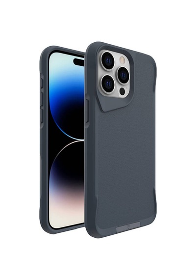 Lexroo İphone 15 Pro Max Airbag Kenarlı T-max Mat Standlı Tpu Kılıf - Lacivert