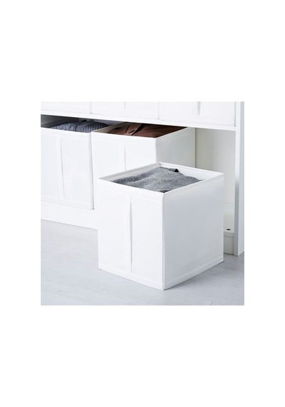 Ikea Skubb Kutu Seti, Beyaz, 31x34x33 Cm, 3 Adet