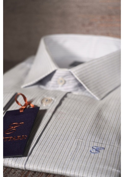 Elitpark Classic Fine Pattern Açık Mavi Uzun Kollu Pamuklu Cepli Rahat Kalıp Premium Erkek Gömlek Elitpark Classic Fine Pattern Açık Mavi Uzun Kollu Pamuklu Cepli Rahat Kalıp Premium Erkek Gömlek