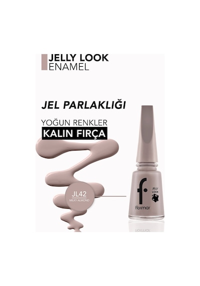 Flormar Jelly Look Milky Almond 42 Oje