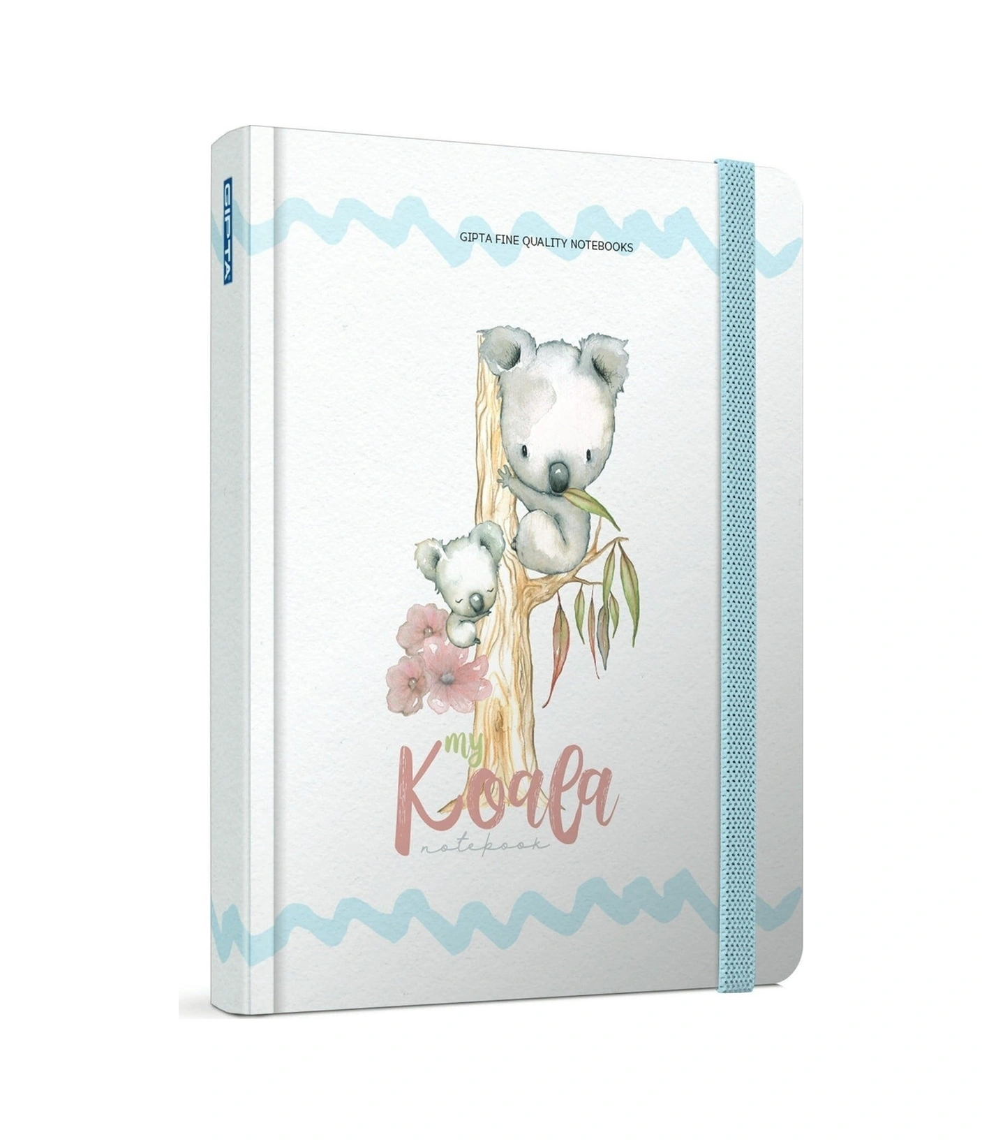Koala Iplik Dikiş Sert Kapak 13x21 120 Yaprak Çizgili Defter Mavi