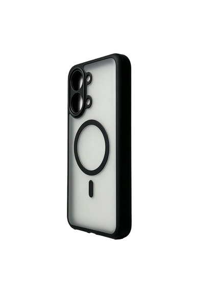 Xiaomi Poco X8 Pro Max Kılıf Mat Kamera Korumalı M-safe Şarj Özellikli Kamera Korumalı Lunex Kapak Siyah
