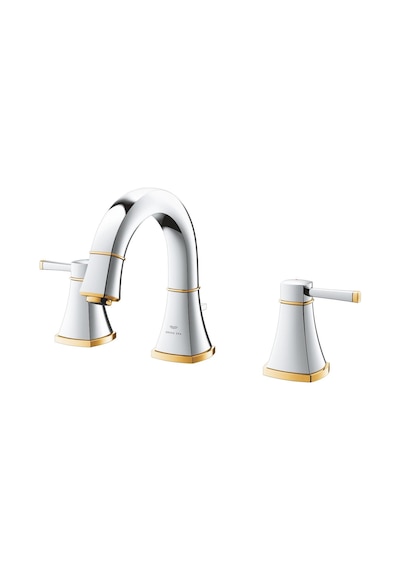 Grohe Grandera 3 Delikli Lavabo Bataryası M-Boyut - 20624IG0 Altın - Krom