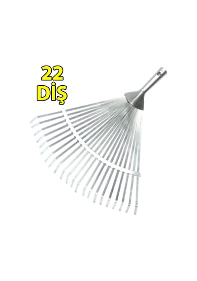 Ayarlanabilir Yaprak Toplama Tırmığı Çim Tırmık 22 Diş N11.58
