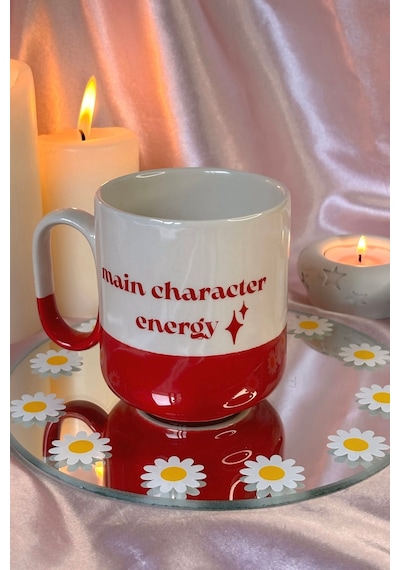 Main Character Energy Kupa Çok Renkli