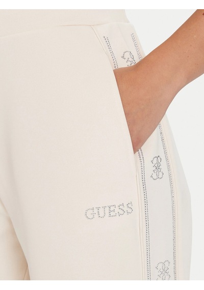Guess Octavia Kadın Aktif Palazzo Fit Kadın Eşofman Altı V5bb12kcx22 Ekru