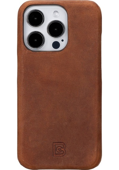 Bouletta Apple Uyumlu iPhone 15 Pro Deri Arka Kapak F360 G2
