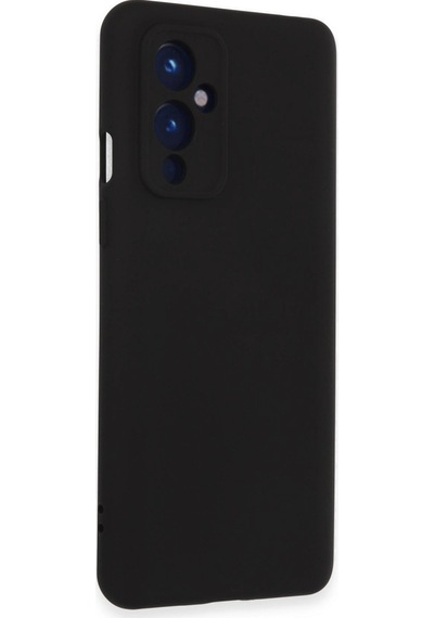 One Plus 9 Kılıf Nano İçi Kadife Silikon - Siyah -