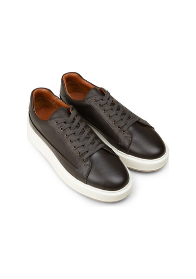 Deery Erkek Hakiki Deri Haki Sneaker Ayakkabı - E4482mhakc01