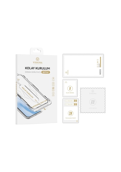 Samsung Uyumlu Galaxy S25 Ultra Ekran Koruyucu % 100 Cam Temperli Kolay Kurulum Aparatlı