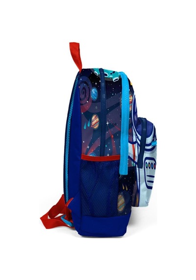 Coral High Kids Astronot Desenli Dört Bölmeli Usb'li Okul Sırt Çantası 23824