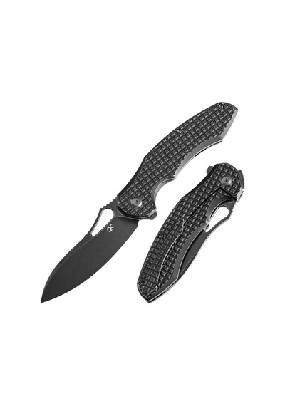 Kansept Echis Titanyum Frag Desen Sap Cpm S35vn Çelik Kamp Çakı K1071a5
